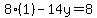 8%281%29-14y=8