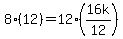8%2812%29=12%2816k%2F12%29