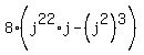8%28j%5E22%2Aj-%28j%5E2%29%5E3%29