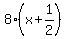 8%28x%2B1%2F2%29