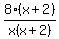 8%28x%2B2%29%2Fx%28x%2B2%29