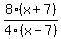 8%28x%2B7%29%2F4%28x-7%29