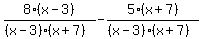 8%28x-3%29%2F%28%28x-3%29%28x%2B7%29%29-5%28x%2B7%29%2F%28%28x-3%29%28x%2B7%29%29