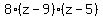 8%28z-9%29%28z-5%29