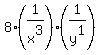 8%2A%281%2Fx%5E3%29%2A%281%2Fy%5E1%29