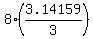 8%2A%283.14159%2F3%29