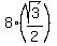 8%2A%28sqrt%283%29%2F2%29