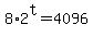 8%2A2%5Et=4096