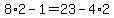 \"8%2A2-1=23-4%2A2\"