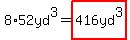 8%2A52yd%5E3=highlight%28416yd%5E3%29