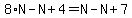 8%2AN-N%2B4=N-N%2B7