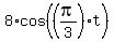 8%2Acos%28%28pi%2F3%29%2At%29