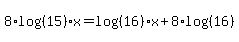 8%2Alog%28%2815%29%29x=log%28%2816%29%29x%2B8%2Alog%28%2816%29%29