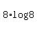 8%2Alog%288%29