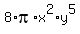 8%2Api%2Ax%5E2%2Ay%5E5
