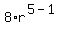 8%2Ar%5E%285-1%29