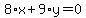 8%2Ax%2B9%2Ay=0