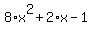 8%2Ax%5E2%2B2%2Ax-1