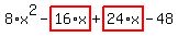 8%2Ax%5E2-highlight_red%28+16%2Ax+%29%2Bhighlight_red%28+24%2Ax+%29-48