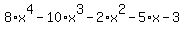 8%2Ax%5E4-10%2Ax%5E3-2%2Ax%5E2-5%2Ax-3