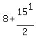8%2B15%5E1%2F2