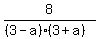 8%2F%28%283-a%29%283%2Ba%29%29