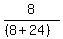 8%2F%28%288%2B24%29%29