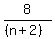 8%2F%28%28n%2B2%29%29