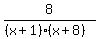 8%2F%28%28x%2B1%29%28x%2B8%29%29