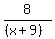 8%2F%28%28x%2B9%29%29