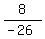 8%2F%28-26%29