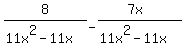 8%2F%2811x%5E2-11x%29-%287x%29%2F%2811x%5E2-11x%29