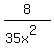 8%2F%2835x%5E2%29
