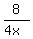 8%2F%284x%29