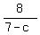 8%2F%287-c%29