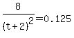 8%2F%28t%2B2%29%5E2+=+0.125