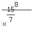 8%2F%28x%5E%2815%2F7%29%29