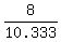 8%2F10.333