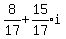 8%2F17%2Bexpr%2815%2F17%29i