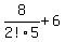 8%2F2%215%2B6