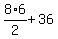 8%2F2%2A6%2B36