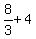 8%2F3%2B4