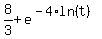 8%2F3%2Be%5E%28-4%2Aln%28t%29%29