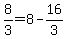 8%2F3=8-16%2F3