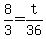 8%2F3=t%2F36