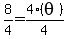 8%2F4=4%28theta%29%2F4