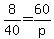 8%2F40=60%2Fp