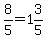 8%2F5=1%263%2F5