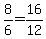 8%2F6=16%2F12