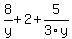 8%2Fy%2B2+%2B+5%2F3y
